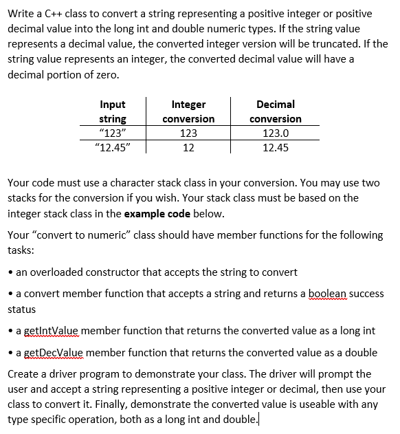 The Problem: *** Be sure to use both public and private classes,