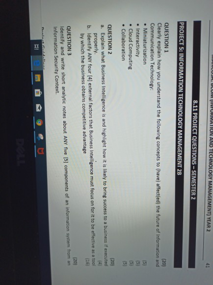 how you understand the following concepts to (have) affect(ed) the future of