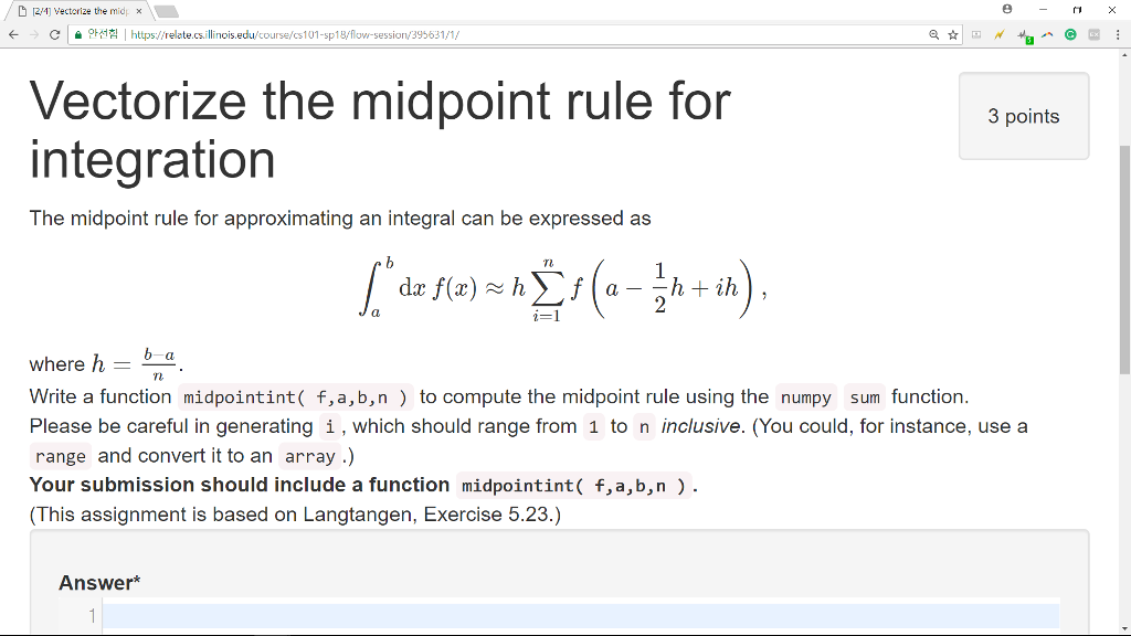  Please Write on Python D Ran vectorize the mid- x e
