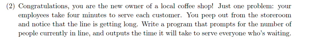 I have been having trouble figuring out how to code this program