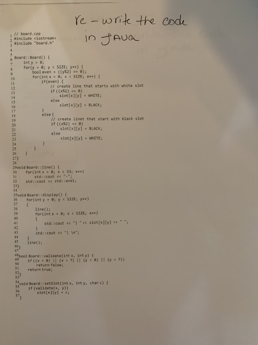 5 #include "pawn.h" 6 using namespace std; 8 int main() 9{ 10
