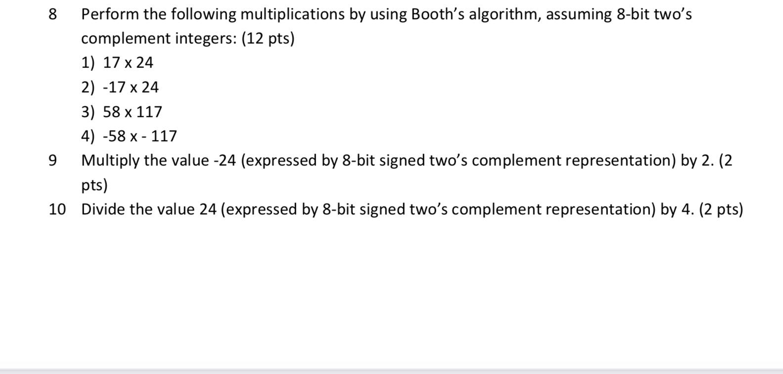 --- Please show work how to solve this. Will upvote 8 Perform