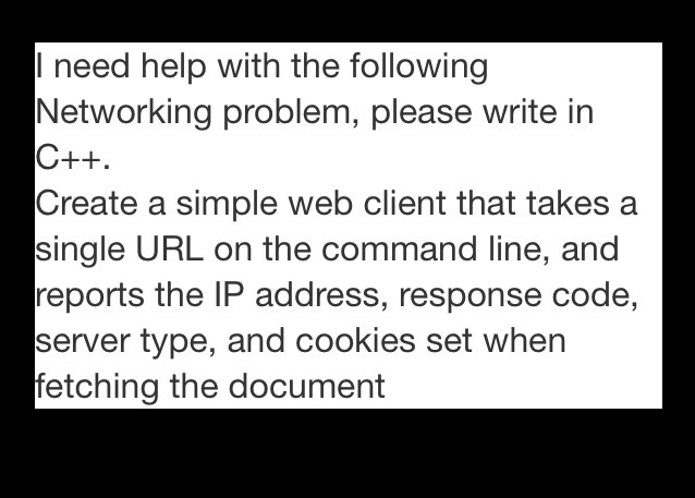  I need help with the following Networking problem, please write in