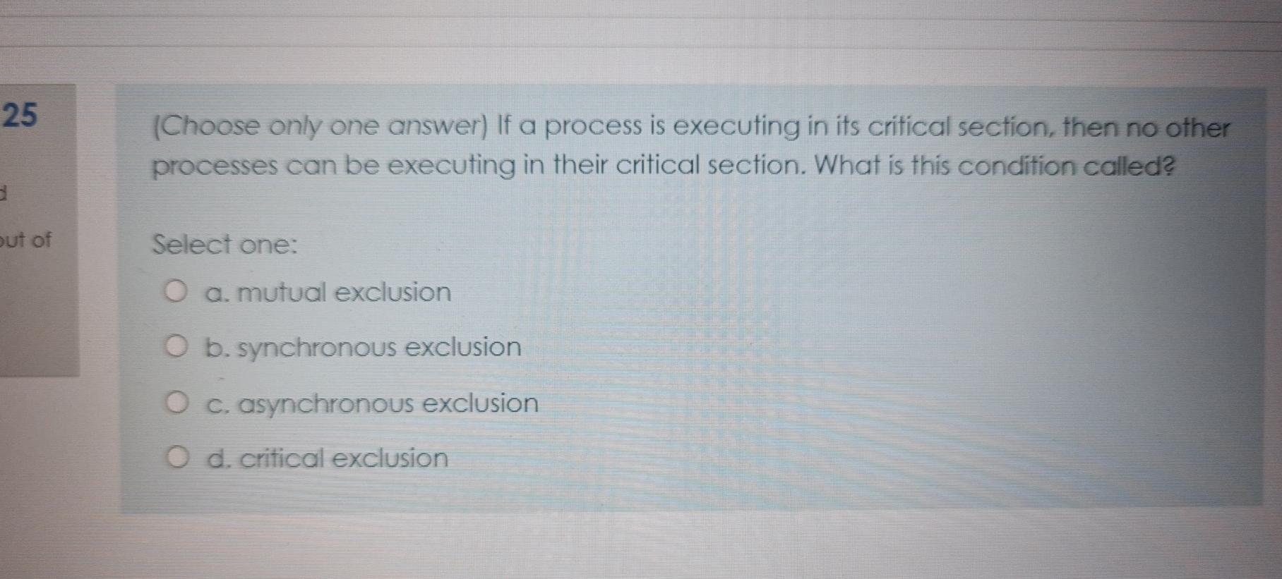 is mapped in the address space but is not loaded in physical