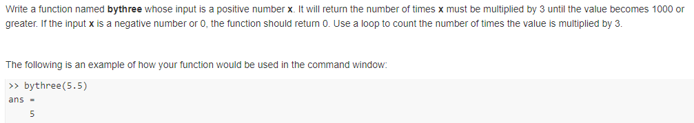 function f and a positive integer n. The function will return the