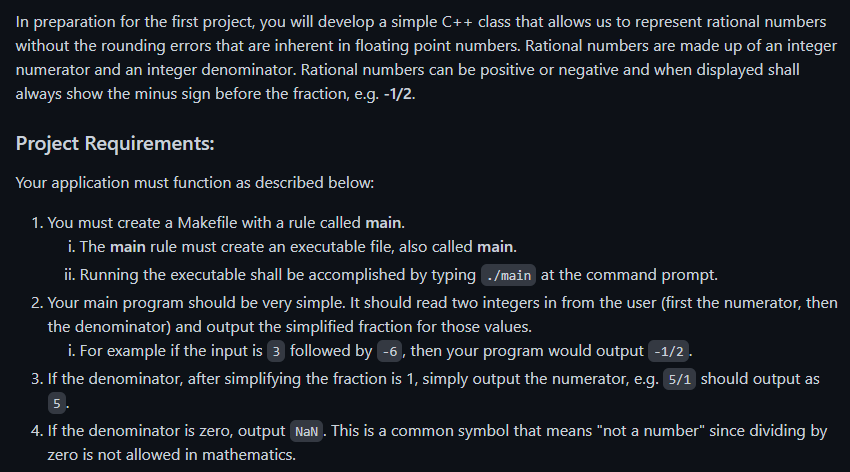  In preparation for the first project, you will develop a simple