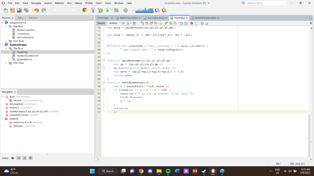 for the MidTerm, 10% for the Problems, 25% for the final exam.