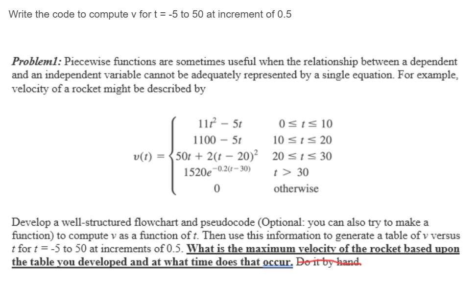  Help me code this in MATLABWrite the code to compute v