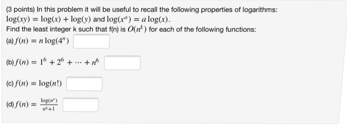  (3 points) In this problem it will be useful to recall