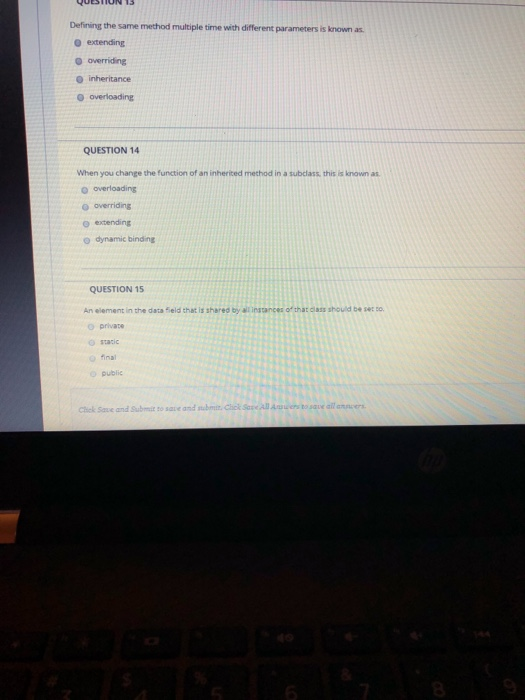 red, but not ridden Sam odis can be True False QUESTION 4