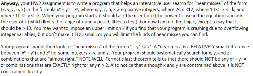 Please code in python or PHP programming Anyway, your HW2 assignment