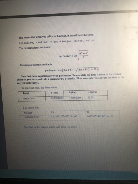 throe inputs and retarns two outputs. Ou numction is related to a