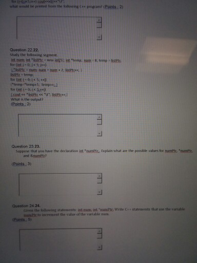 with their data type and possible statements: Points 10) Potential Matches 1