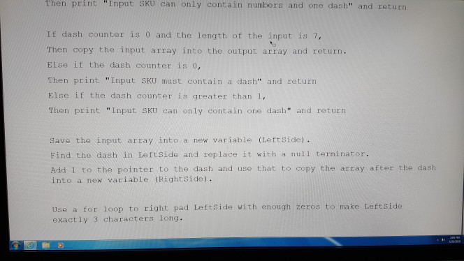 menu choice Code 6 xxxxxxxxx. c will not contain any of the