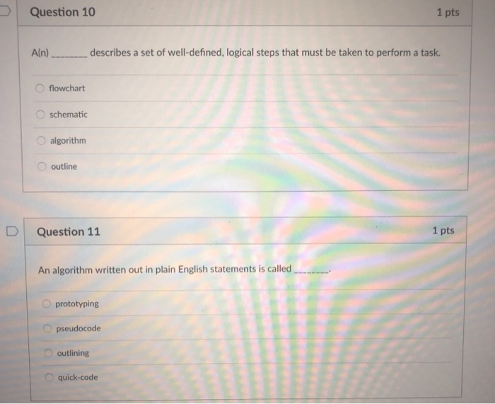 Question 6 Because GUI programs must respond to the actions of the