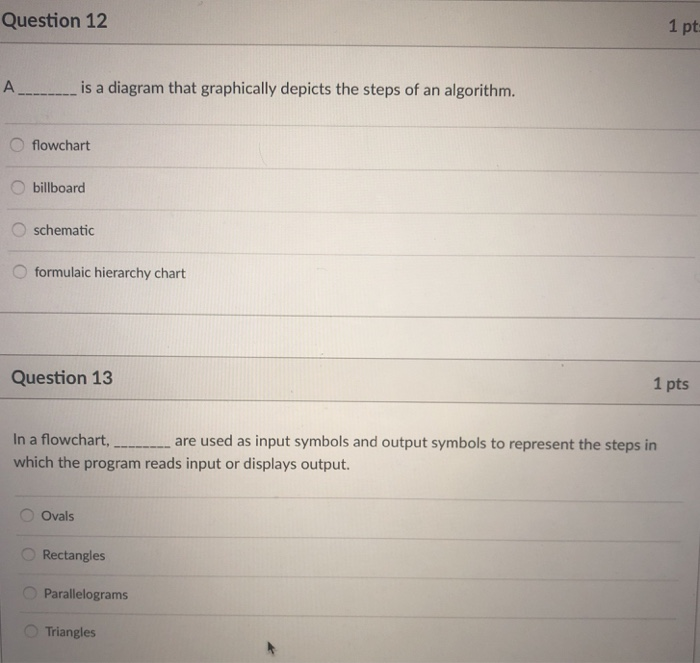user, they are said to be response-based drag-and-drop open-ended event-driven D Question