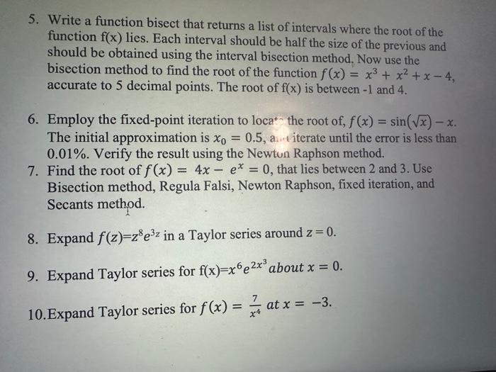 equation can be used to compute values of y as a function