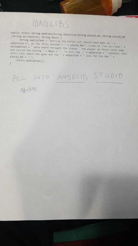 1. Right click on the package name where the MainActivity java file