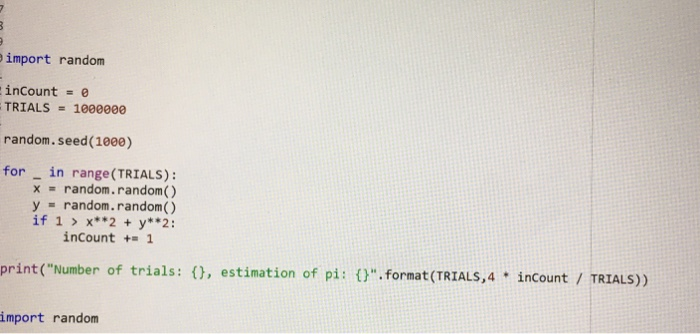  I have these 3 codes that approximates the .I need to
