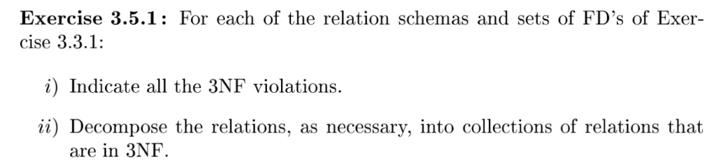 Only need part B below for Exercise 3.5.1 (you need to resolve