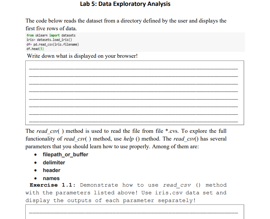  Solution delimiter using Python The code below reads the dataset from