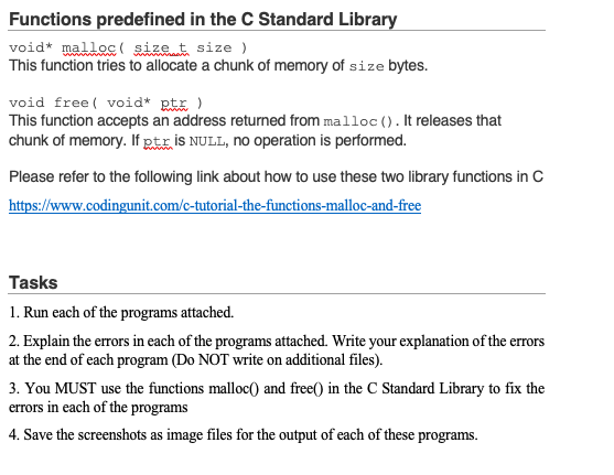 If someone could please help me identify the errors in these 2
