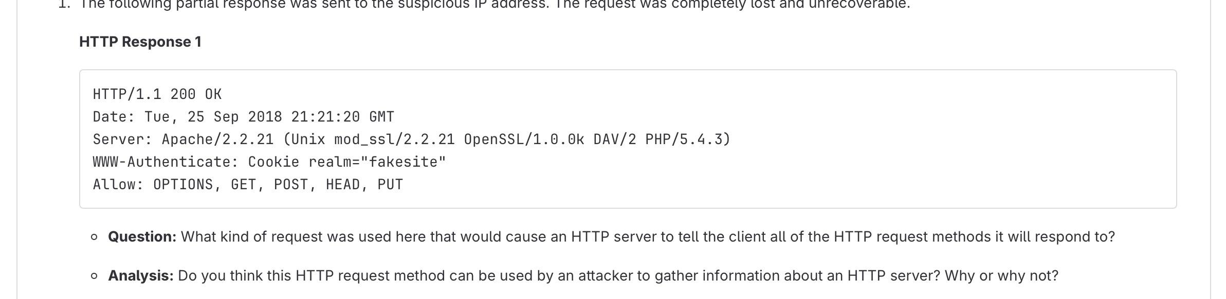  HTTP Response 1 HTTP/1.12000K Date: Tue, 25 Sep 201821:21:20 GMT Server: