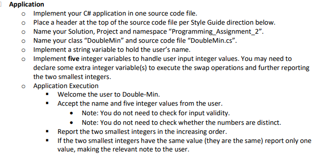  The task in this programming assignment is to greet your user,