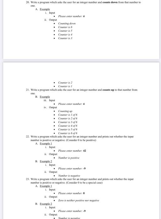 c++could you explain the answer? 20. Write a program which asks the
