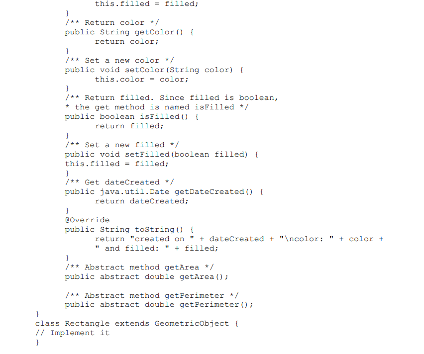 hierarchies of classes. Draw the hierarchy. You may add additional classes to