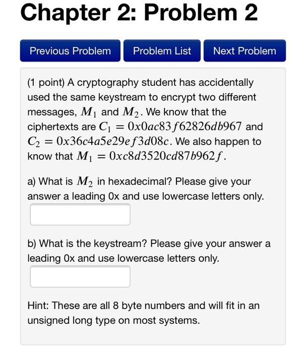 point) Consider the hex strings A=0x 148c0a30ac5cbc83 and B=0x773653ca8f06660a. a) What is