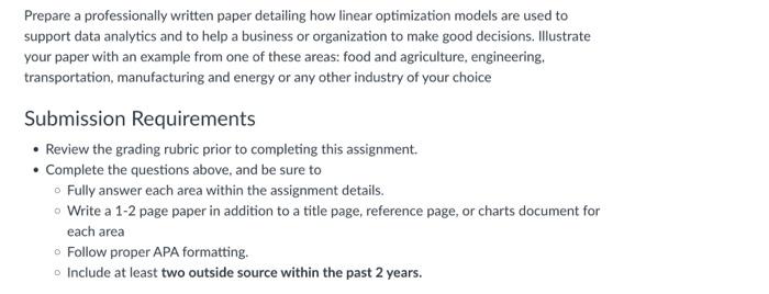 this course is information systems and business analytics , Prepare a professionally