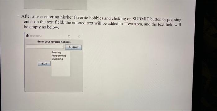 hobbies! Let the title of the frame is your full name. 2.Vourname