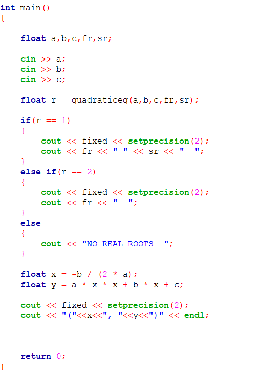 my code provided below. My issue is when I go to my