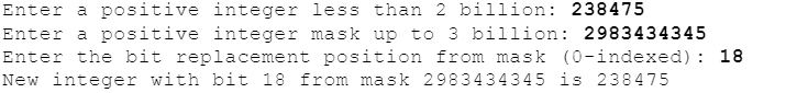 contain a single function that accepts a single positive integer less than