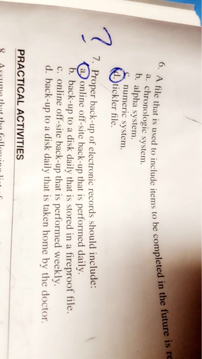  help the future is re 6. A file th at is