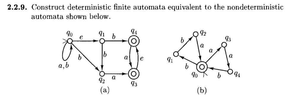 Construct a deterministic finite automaton recognizing the following language: {w :
