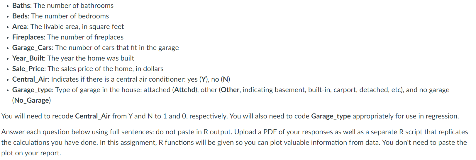What is the R Studio code that I would put into R
