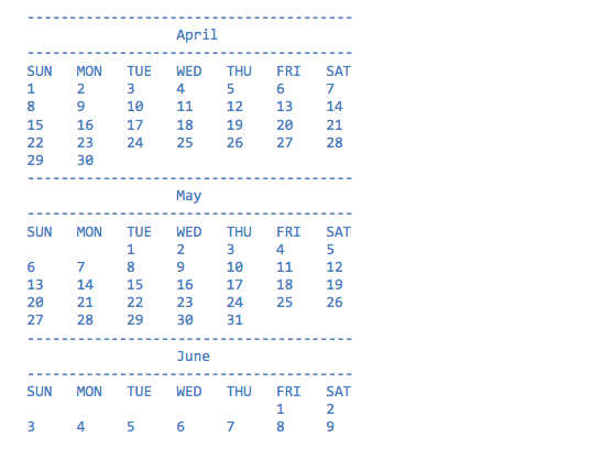 Programming Fundamentals UNIVERSITY OF WOLLONGONG 13(m+1) where . h is the day