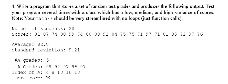 In java please 4. Write a program that stores a set of