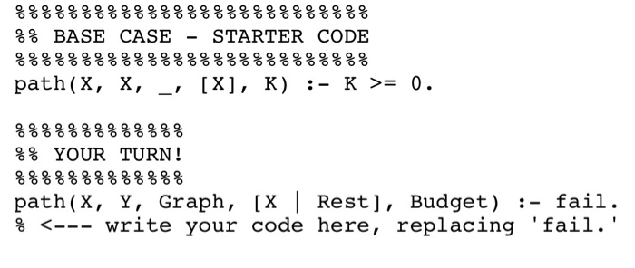 Budget) that is true if and only if Path is a list
