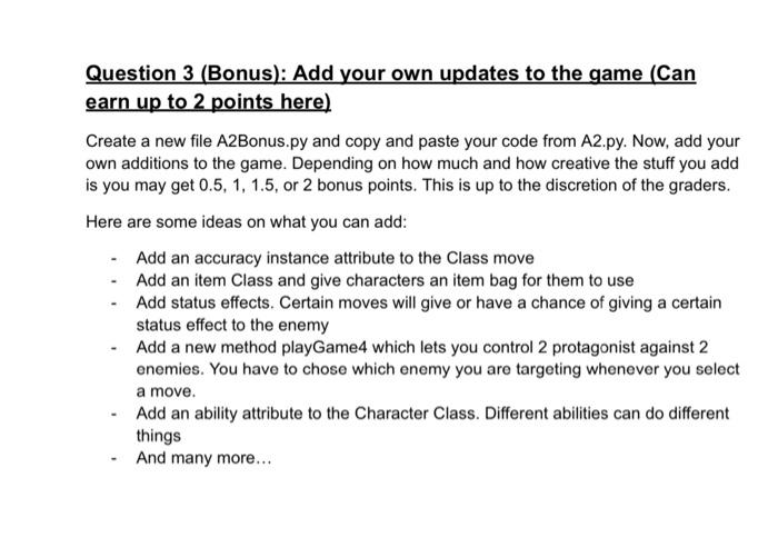 - protag: Character - antag: Character Print both protag and antag. Then