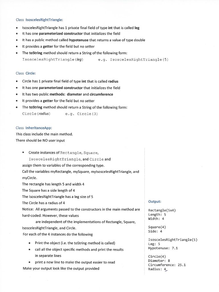 AS IT SAYS. Assignment Inheritance Learning Objectives Declare a subclass that derives