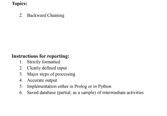 N.B: It's an assignment so the code must be written by
