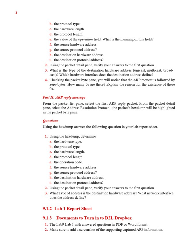 of Part II CHAPTER 9 Lab Assignments for Chapter 9 We have