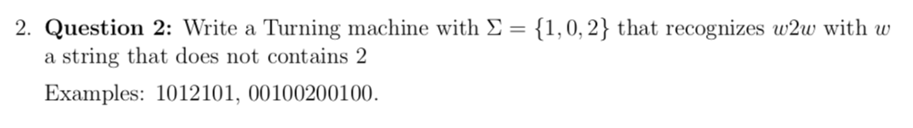 Please refrain from using actual code. Pseudocode or words applicable. 2. Question