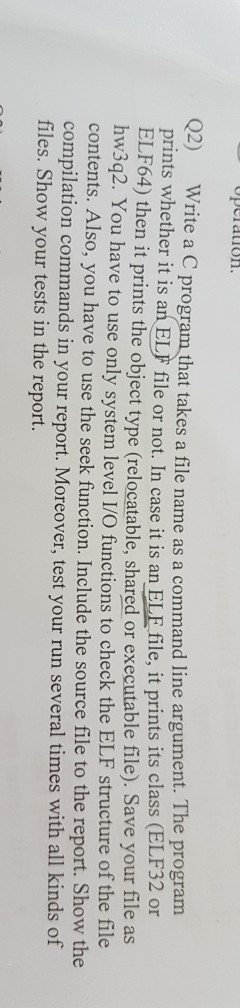  in c 02) Write a C prints whether it is an