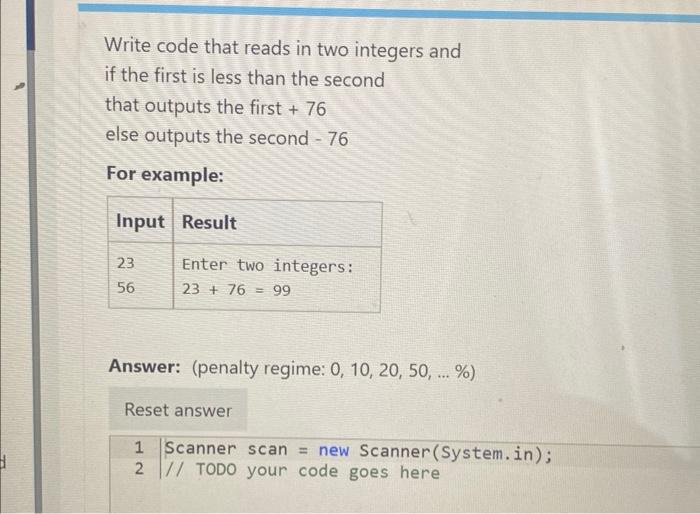 need some help please , in java on intellij Write code that