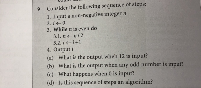 Discrete math for computing please show all work LUUU 9 Consider the