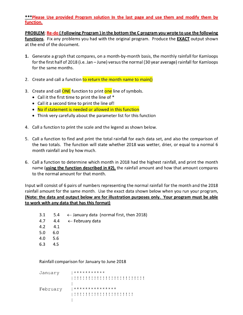 To be coded in C in a simple code. no If statements.